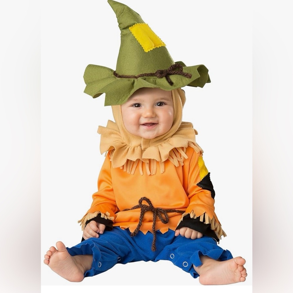 Incharacter silly scarecrow costume. NWT various sizes(22)